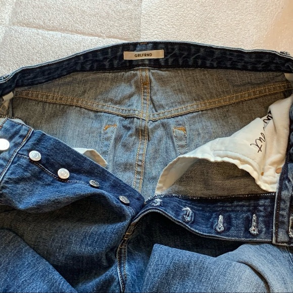 GRLFRND Carla wide leg cropped jeans size 30 - Picture 16 of 16